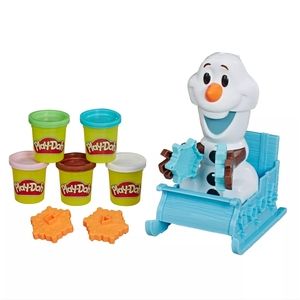 New Play Doh Disney Frozen Olaf Sleigh Ride Set